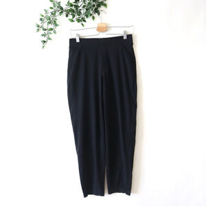 Athleta Black Elastic Waistband Taper Leg Pants Size 2